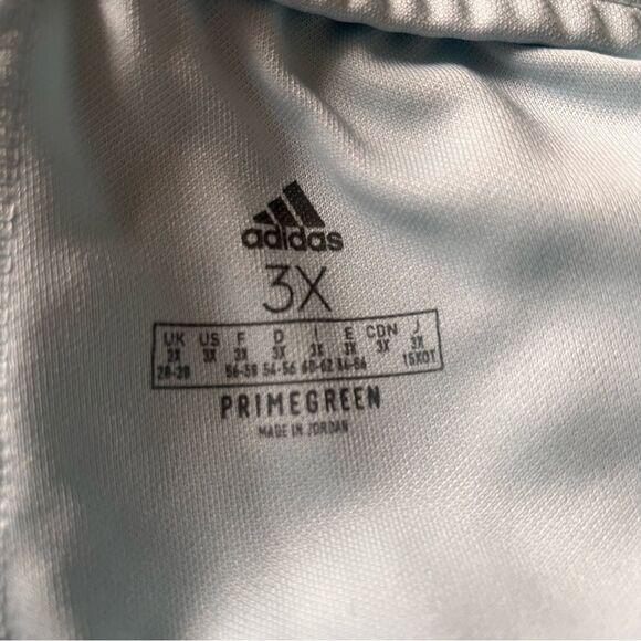 adidas Light Blue Tiro 21Trackpant with Purple/Brown Stripes & Ankle Zip Size 3X - Picture 4 of 13